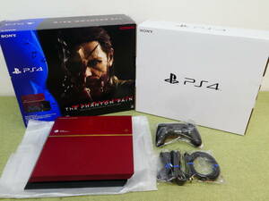 073-D76) 中古品 SONY PS4 プレイステーション4 METAL GEAR SOLID V LIMITED PACK THE PHANTOM PAIN EDITION 動作OK ※ソフト・冊子等 欠品