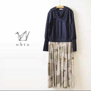 ohta scarf mono dressオータ スカーフ モノ ドレス