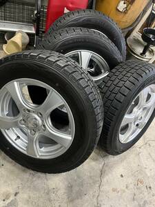 VIOLENTO ダンロップ ウィンターマックス WINTERMAXX 15×6j プリウスα ヴォクシー ノア ウィッシュ 195/65/15 PCD114.3 