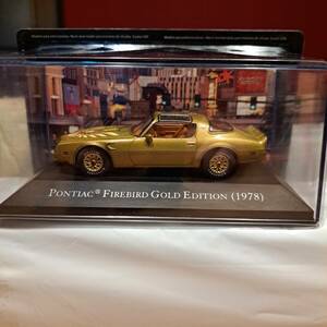 DeA★American Car Collection★PONTIAC　Firebird　Gold　Edition　1978★ファイア　バード　ゴールド　コレクション★未開封品