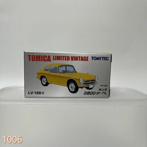 ミニカー 1/64 LV-126e Honda S800 クーペ(イエロー) 「トミカリミテッドヴィンテージ」 [288763] 管:1006 [16]