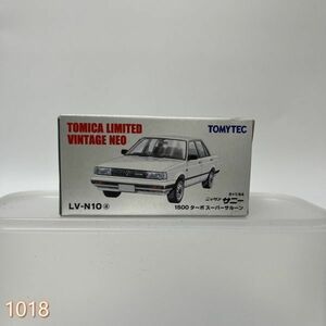 ミニカー 1/64 LV-N10a ニッサン サニー1500ターボ スーパーサルーン(ホワイト) 「トミカリミテッドヴィンテージNEO」 管:1018 [27]