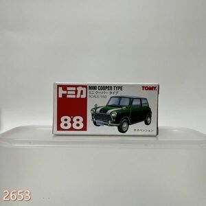 ミニカー 1/50 ミニ クーパータイプ(グリーン×ホワイト/赤箱) 「トミカ No.88」 管:2654 [20]