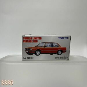 アウトレット ミニカー 1/64 LV-N91a BMW 318i 2ドア(レッド) 「トミカリミテッドヴィンテージNEO」 [274094] 管:3338 [90]