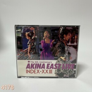 CD 中森明菜 / 8th Anniversary AKINA EAST LIVE INDEX - XXIII(廃盤) 管:4178 [4]