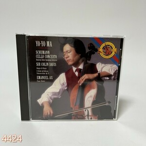 CD Yo-Yo Ma, Sir Colin Davis, Symphonie-Robert Schumann:Orchester Des Bayerischen Rundfunks ? Cello Concerto 管:4424 [0]