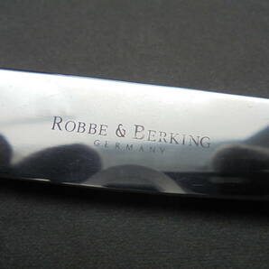 極美品☆独高級銀器☆ロベ＆バーキング 純銀SILVER800 ディナーナイフ1本の画像6