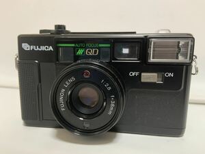 Fuji フジフィルム FUJICA Auto-7 QD コンパクトフィルムカメラ 動作確認済み 現状 125j0800