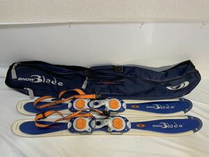 SALOMON サロモン SNOW BLADE スノーブレード 89cm フランス製 ショートスキー J804 1059 ケース付き 中古 1123j1600