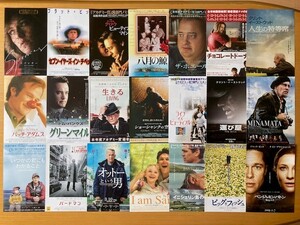 美品 　★名作C　映画チラシ100種セット★　スペンサー、ビッグ・フィッシュ、人生の特等席、バードマン、ショーシャンクの空に、他