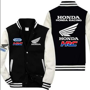 ホンダ Honda HRCスレーシング ジャケット バイクウエアグッズ 長袖ジャケット野球服 防風 冬服 秋冬新品