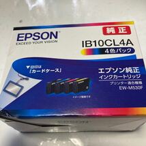 エプソン 純正 インクカートリッジ カードケース IB10CL4A 4色パック_画像1