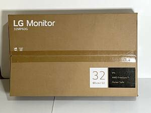 LG 31.5インチ（約３２インチ）モニター 32MP60G-B 修理完了直後品 液晶パネル交換済 購入日証明書（2022/5/22）及び修理明細付属