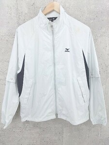 ◇ MIZUNO ミズノ GOLF 長袖 ジップアップ ジャケット サイズM ライトグレー系 メンズ