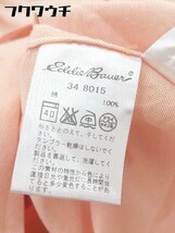 ◇ ◎ Eddie Bauer エディー バウアー ロゴ 刺繍 ボタンダウン BD 半袖 シャツ サイズXS オレンジ系 メンズ_画像5