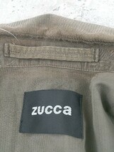 ◇ ZUCCa ズッカ 長袖 テーラード ジャケット S カーキ メンズ_画像6