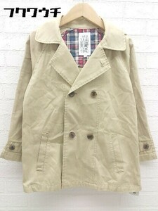 * B MING LIFE STORE by beams Kids child clothes long sleeve trench coat size 120 beige men's 
