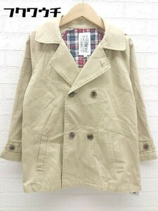 ◇ B MING LIFE STORE by beams キッズ 子供服 長袖 トレンチ コート サイズ120 ベージュ メンズ