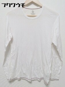 ◇ BEAUTY & YOUTH ビューティアンドユース UNITED ARROWS 長袖 Tシャツ カットソー XLサイズ ホワイト メンズ