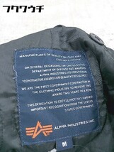 ■ ◎ ALPHA INDUSTRIES アルファ インダストリーズ ライナー付 長袖 モッズ コート サイズM ブラック メンズ_画像4