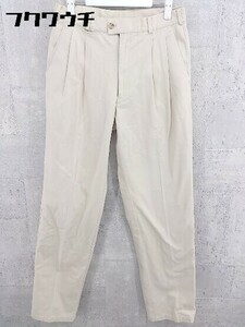 ◇ DESCENTE デサント ツータック コットン パンツ 79 ベージュ # 1002800216789