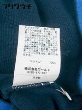 ◇ TAKEO KIKUCHI タケオキクチ コットン ニット 半袖 セーター サイズ2 ネイビー メンズ_画像5