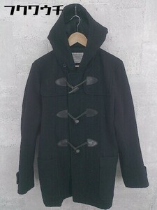 ■ URBAN RESEARCH アーバンリサーチ ウール混 長袖 コート サイズLARGE ブラック メンズ