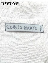◇ GIORGIO BRATO ジョルジオブラット イタリア製 リネン混 テーラード ジャケット サイズ44 グレー系 メンズ_画像4