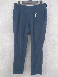 ◇ UNITED ARROWS green label relaxing ユナイテッドアローズ ストライプ パンツ 80 ブルー系 メンズ