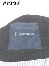 ■ RAGEBLUE レイジブルー ジップアップ 長袖 ダッフルコート サイズM ブラック メンズ_画像4