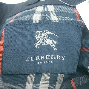 ■ BURBERRY LONDON バーバリーロンドン 紺タグ 長袖 ステンカラー コート ネイビー メンズの画像4