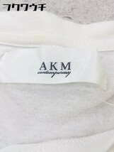 ◇ AKM エーケーエム 半袖 Tシャツ サイズM ホワイト＆ブラック メンズ_画像4