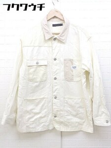 ◇ RAGEBLUE レイジブルー 長袖 ジャケット サイズL アイボリー ホワイト メンズ