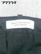 ◇ BEAUTY & YOUTH ビューティアンドユース UNITED ARROWS コットン パンツ サイズS ブラック メンズ_画像4