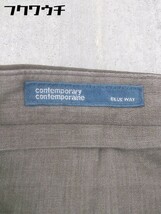 ◇ BLUE WAY contemporary contemporaine コットン パンツ サイズL(32) ブラウン メンズ_画像4