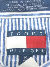 ◇ ◎ TOMMY HILFIGER トミーヒルフィガー 半袖 ポロシャツ サイズM グレー メンズ_画像4