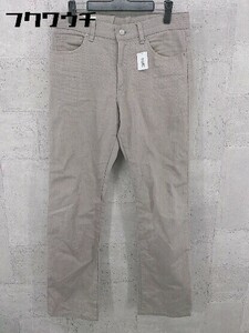 * TAKEO KIKUCHI Takeo Kikuchi stripe pants size 3 beige black men's 