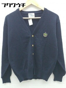 ◇ J.PRESS ジェイプレス キッズ 子供服 長袖 カーディガン 160 ネイビー # 1002799159555