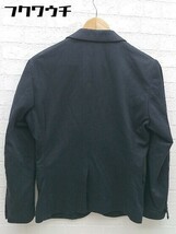 ◇ MONSIEUR NICOLE ムッシュニコル シングル 2B 長袖 テーラード ジャケット サイズ46 ネイビー系 メンズ_画像3
