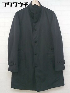 ■ ◎ TAKEO KIKUCHI タケオキクチ 長袖 コート ブラック メンズ