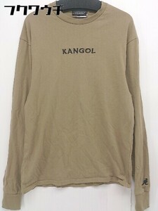 ◇ KANGOL カンゴール 長袖 ロンＴ カットソー サイズS ベージュ メンズ