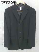 ◇ peason's for men シングル 3B 長袖 テーラードジャケット サイズ94-YA7 ブラック メンズ_画像2