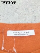 ◇ JOURNAL STANDARD ジャーナルスタンダード 半袖 Tシャツ カットソー サイズS オレンジ メンズ_画像4