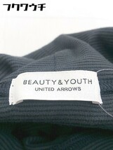 ◇ BEAUTY & YOUTH UNITED ARROWS 総柄 ハイネック 長袖 Tシャツ カットソー サイズL ダークグレー系 メンズ_画像4