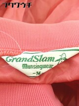 ◇ MUNSINGWEAR GRAND SLAM グランドスラム 長袖 プルオーバー ジャケット サイズM レッド系 メンズ_画像4