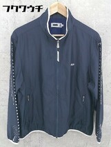 ◇ FILA フィラ 長袖 ジップアップ ジャケット サイズM ネイビー系 メンズ_画像1