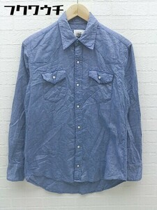 ◇ Sonny Label サニーレーベル URBAN RESEARCH アーバンリサーチ 長袖 シャツ サイズM ブルー系 メンズ