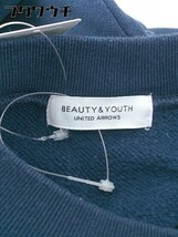 ◇ BEAUTY & YOUTH ビューティアンドユース UNITED ARROWS 長袖 トレーナー サイズＭ ネイビー メンズ_画像4