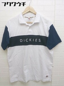 ◇ Dickies ディッキーズ 半袖 ポロシャツ サイズM ホワイト メンズ