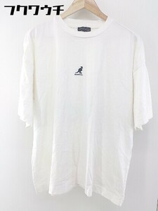 ◇ KANGOL カンゴール ロゴ オーバーサイズ 半袖 Tシャツ カットソー サイズM ホワイト メンズ